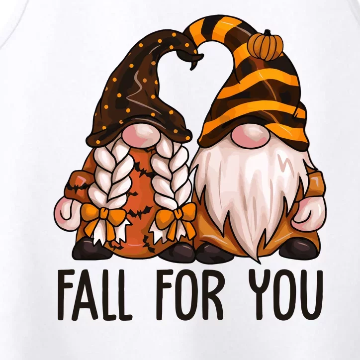 Fall For You Gnome Cute Performance Tank