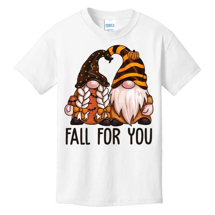 Fall For You Gnome Cute Kids T-Shirt