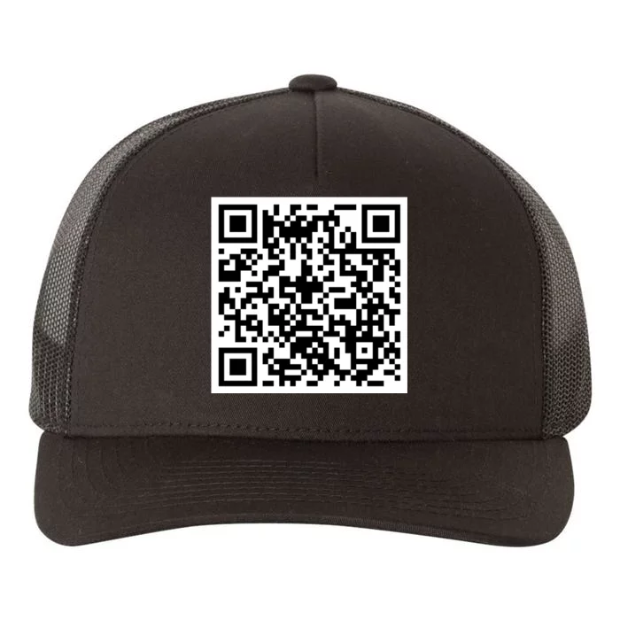 Funny F You Qr Code Design Yupoong Adult 5-Panel Trucker Hat