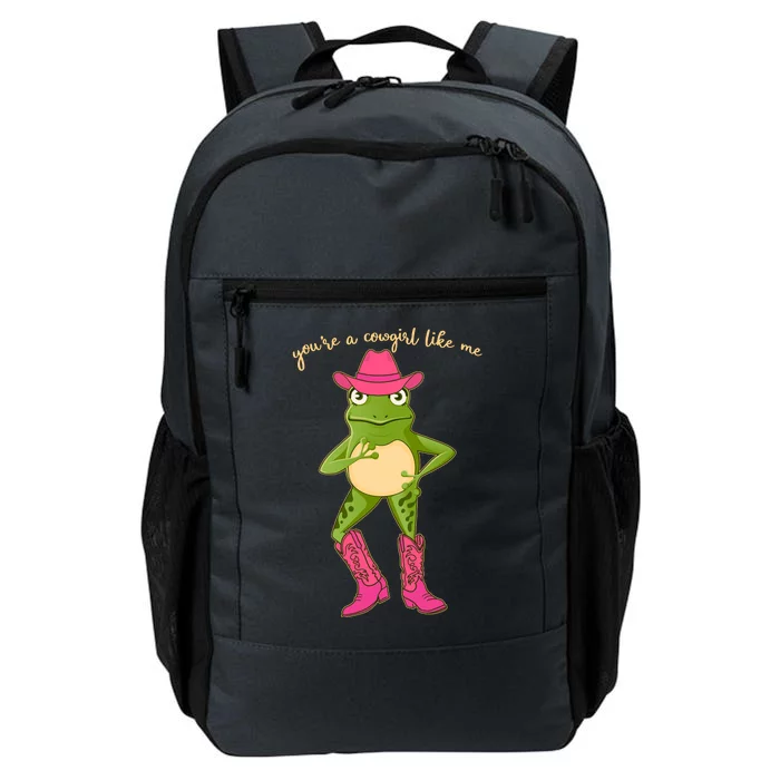 Funny Frog You're A Cowgirl Like Me Daily Commute Backpack