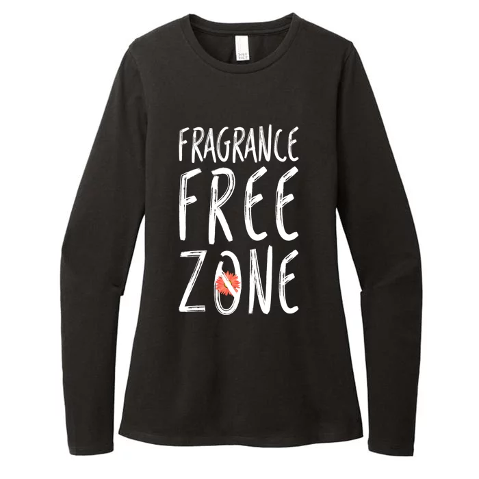 Fragrance Free Zone Chemical Sensitivity Mcs/es Gift Womens CVC Long Sleeve Shirt