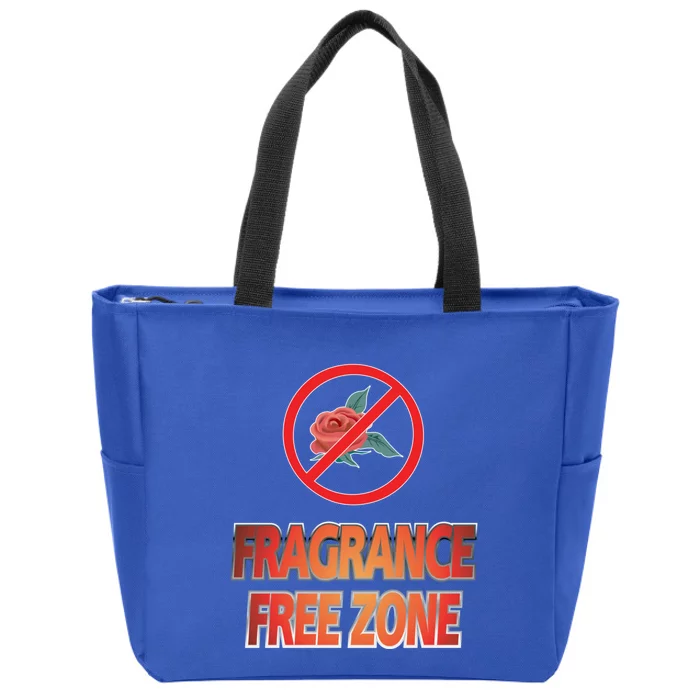 Fragrance Free Zone Chemical Sensitivity Mcs/es Cool Gift Zip Tote Bag