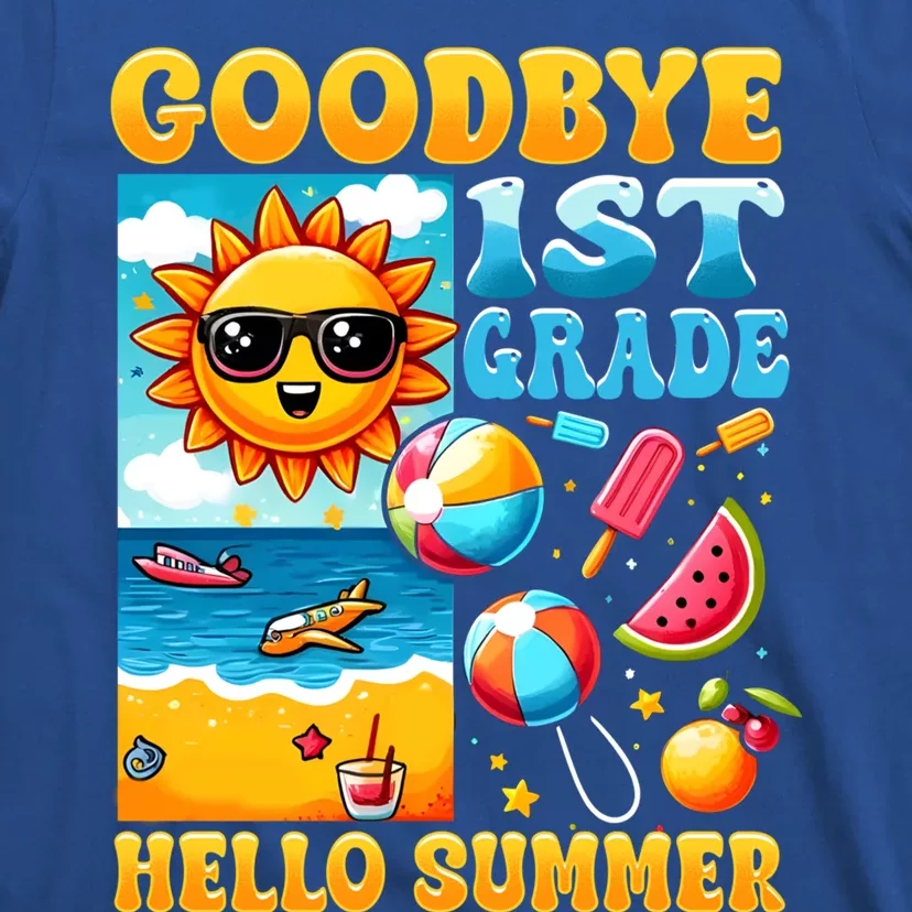 Funny Goodbye 1st Grade Hello Summer Gift T-Shirt