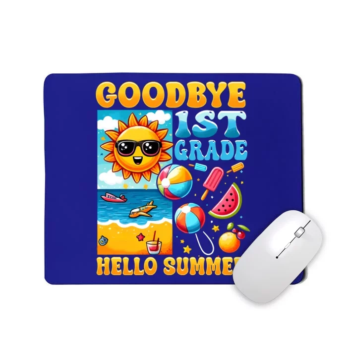 Funny Goodbye 1st Grade Hello Summer Gift Mousepad