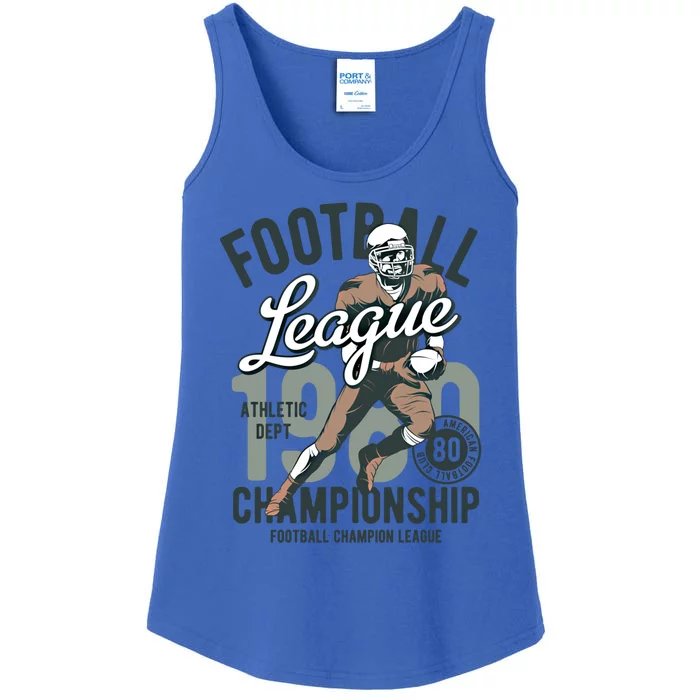 Football Gift 1908 Retro League College Coach Gift Ladies Essential Tank