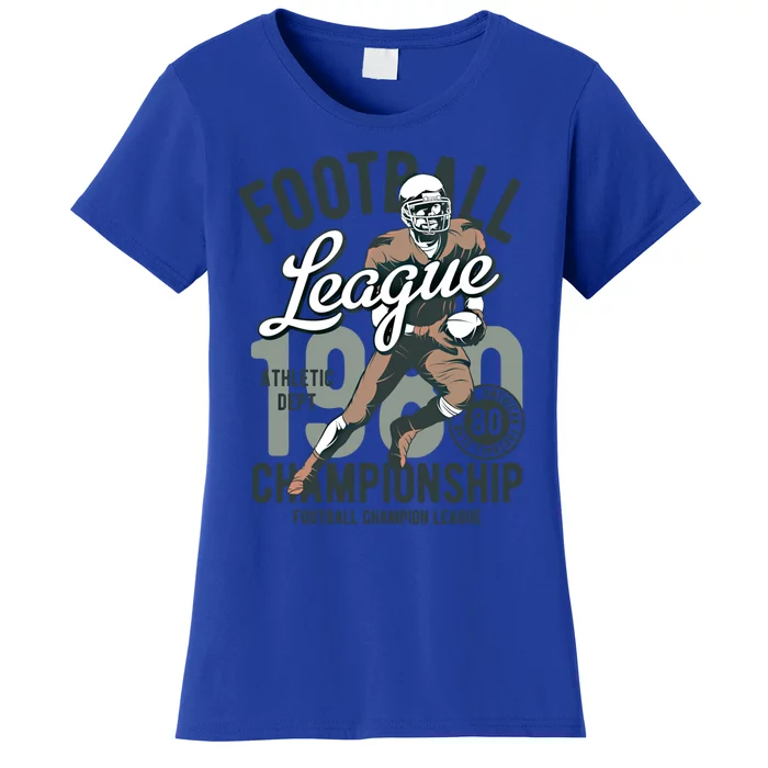 Football Gift 1908 Retro League College Coach Gift Women's T-Shirt