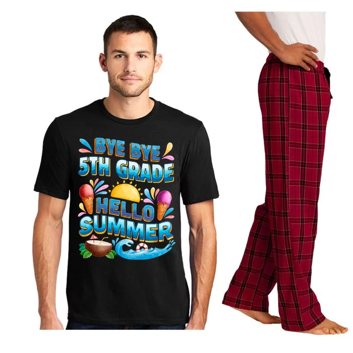 Funny Goodbye 5th Grade Hello Summer Gift Pajama Set