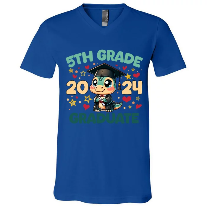 Funny Goodbye 5th Grade Hello Summer Great Gift V-Neck T-Shirt