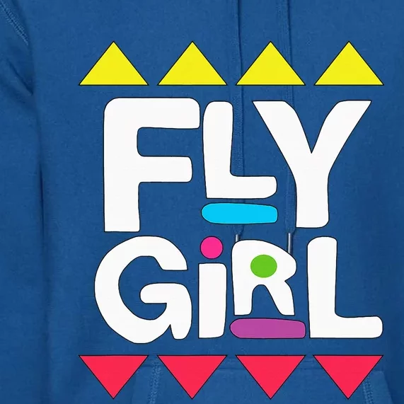 Fly Girl 80s Hip Hop Premium Hoodie