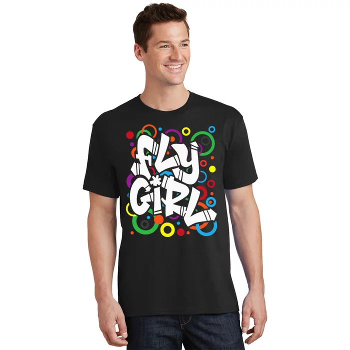 Fly Girl 80s 90s Old School Bgirl Hip Hop T-Shirt