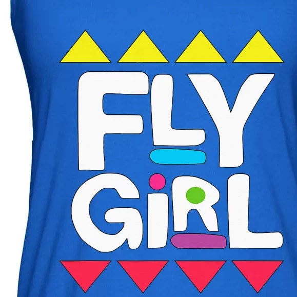 Fly Girl 80s Hip Hop For Woman 90s Old School B Girl Ladies Essential Flowy Tank