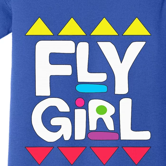 Fly Girl 80s Hip Hop For Woman 90s Old School B Girl Baby Bodysuit