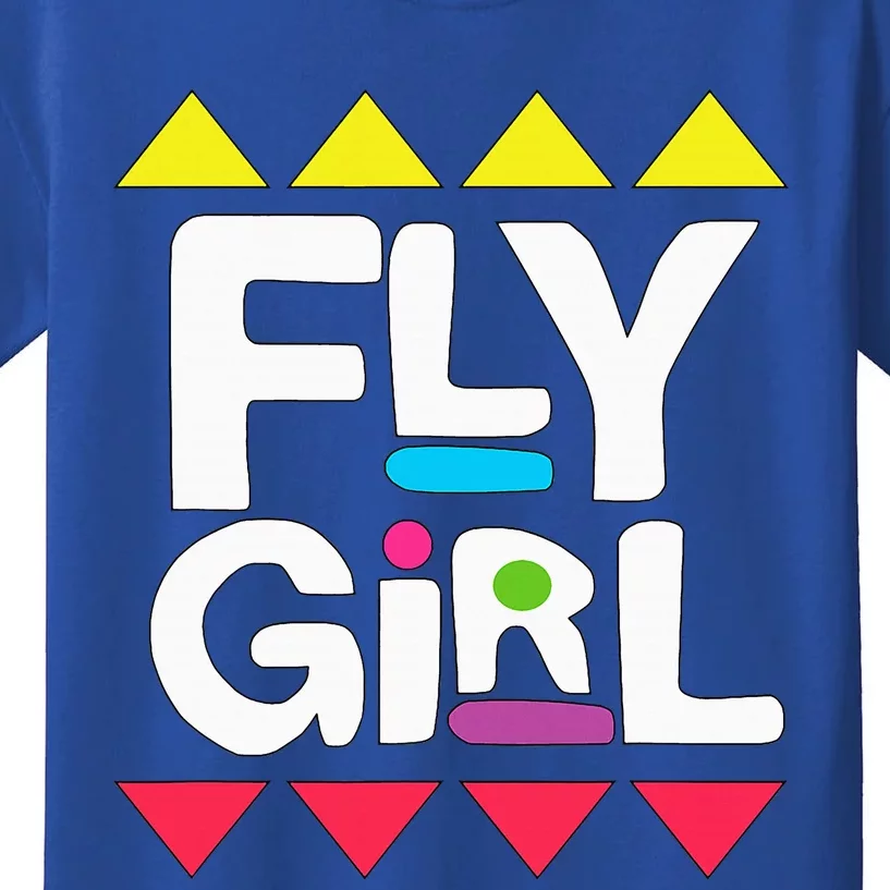 Fly Girl 80s Hip Hop For Woman 90s Old School B Girl Kids T-Shirt