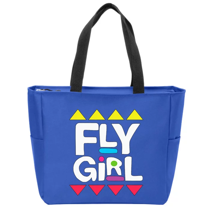 Fly Girl 80s Hip Hop For Woman 90s Old School B Girl Zip Tote Bag