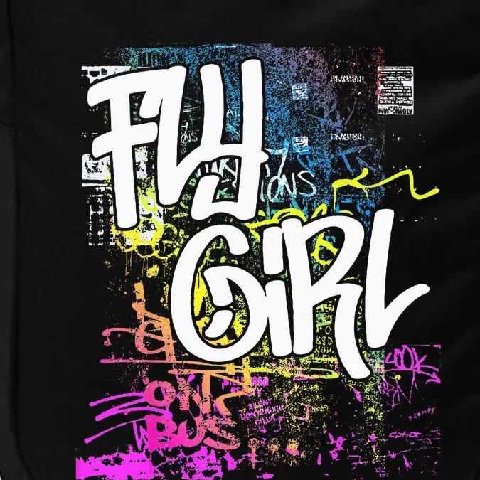 Fly Girl 80s 90s Rap BGirl Old School Hip Hop Graffiti Impact Tech Backpack