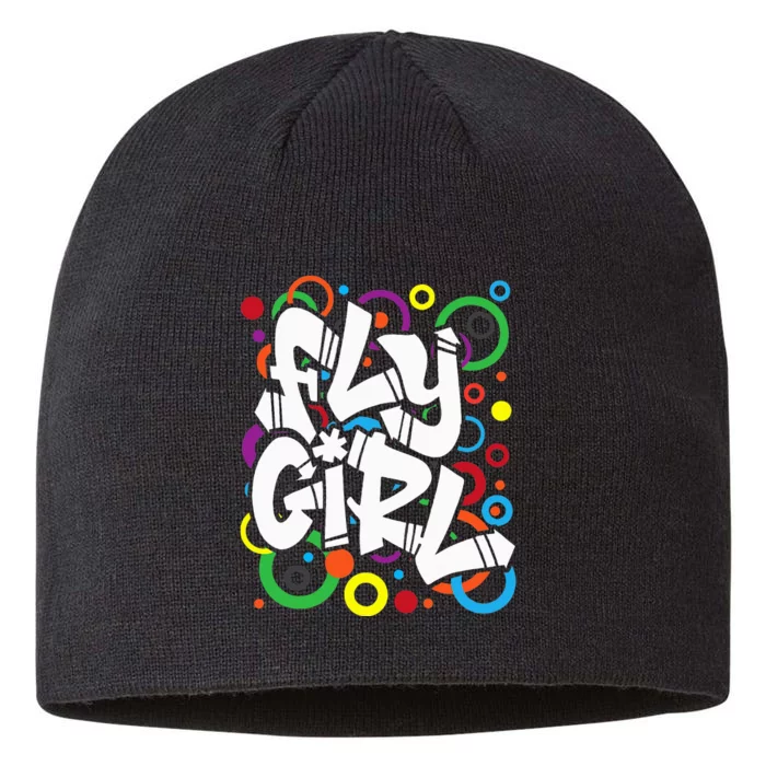 Fly Girl 80s 90s Old School BGirl Hip Hop 8 1/2in Sustainable Knit Beanie