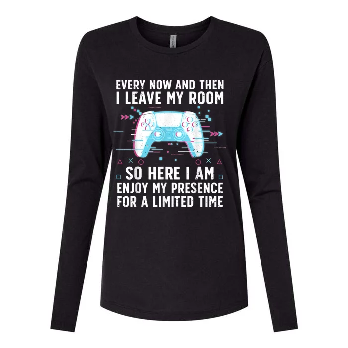 Funny Gamer Art For Men Women Gaming Gamer Video Game Lover Womens Cotton Relaxed Long Sleeve T-Shirt