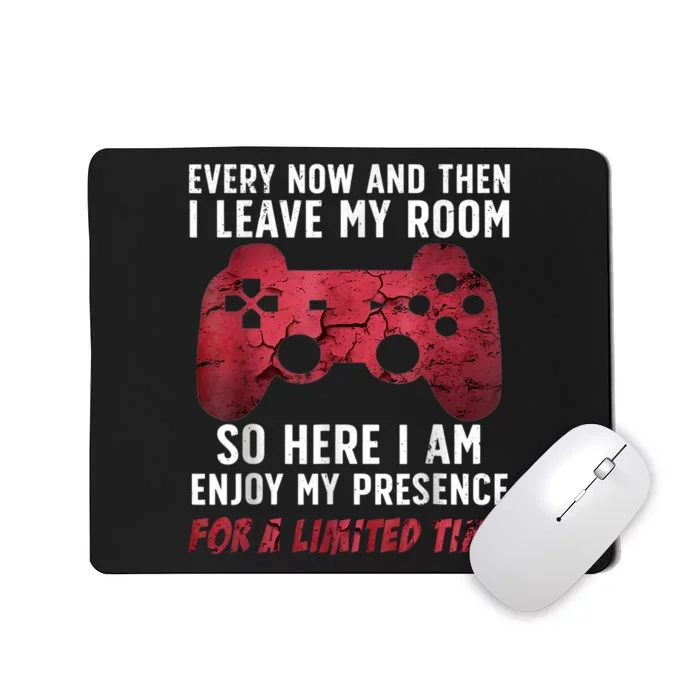 Funny Gamer Art For Men Women Gaming Gamer Video Game Lover Mousepad