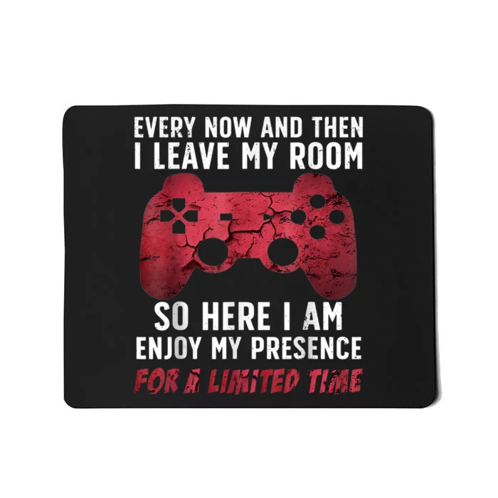 Funny Gamer Art For Men Women Gaming Gamer Video Game Lover Mousepad