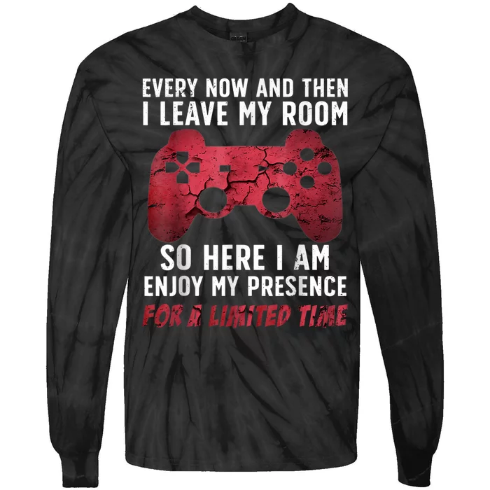 Funny Gamer Art For Men Women Gaming Gamer Video Game Lover Tie-Dye Long Sleeve Shirt