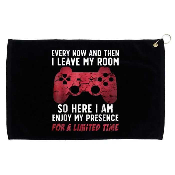 Funny Gamer Art For Men Women Gaming Gamer Video Game Lover Grommeted Golf Towel