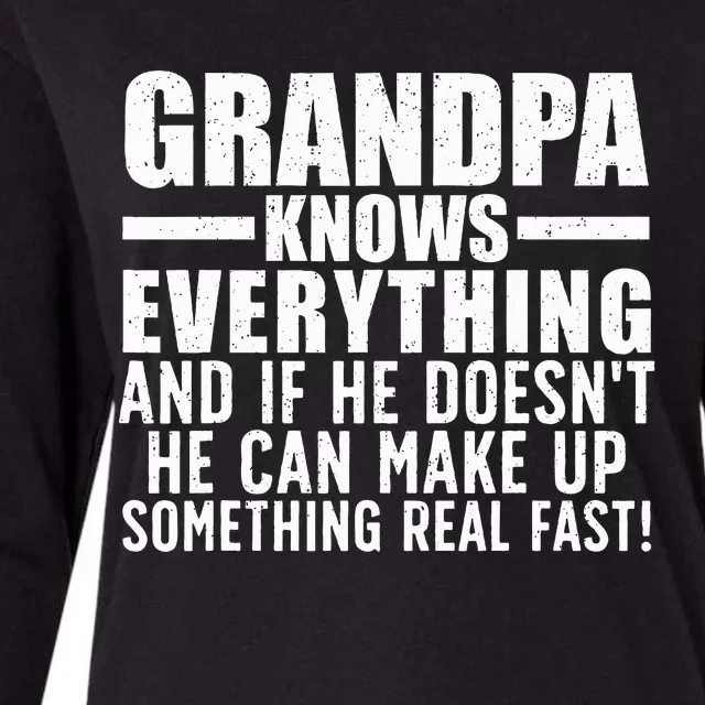 Funny Grandpa Art For Grandpa  Grandfathers Day Papi Womens Cotton Relaxed Long Sleeve T-Shirt