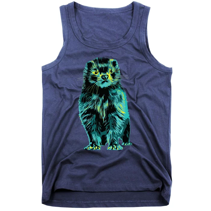 Ferret Gorgeous Animal Pet Lover Tank Top