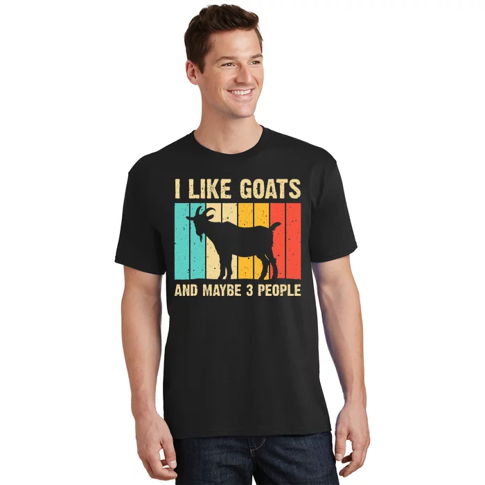 Funny Goat Art For Men Women Kids Farming Goat Lover Stuff T-Shirt