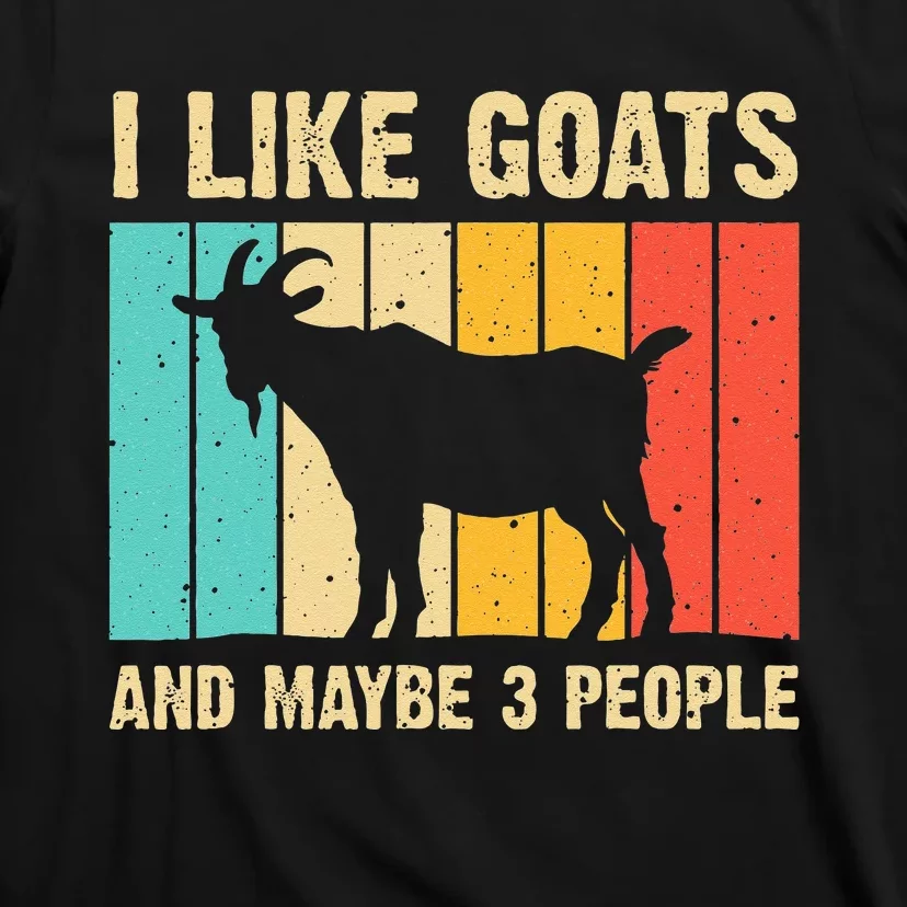 Funny Goat Art For Men Women Kids Farming Goat Lover Stuff T-Shirt