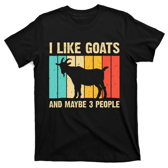 Funny Goat Art For Men Women Kids Farming Goat Lover Stuff T-Shirt