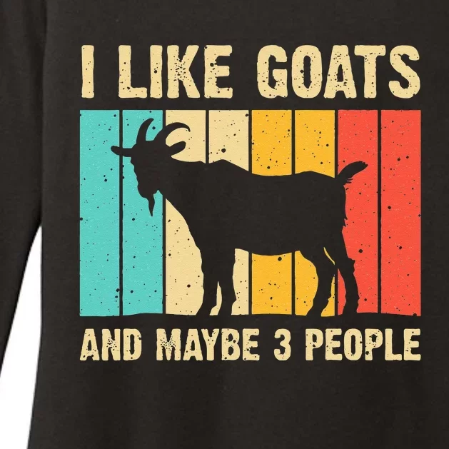 Funny Goat Art For Men Women Kids Farming Goat Lover Stuff Womens CVC Long Sleeve Shirt