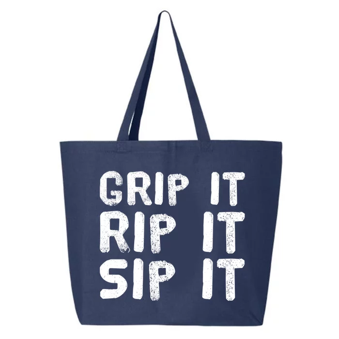 Funny Golf And Beer Grip It Rip It Sip It Gift Cool Gift 25L Jumbo Tote