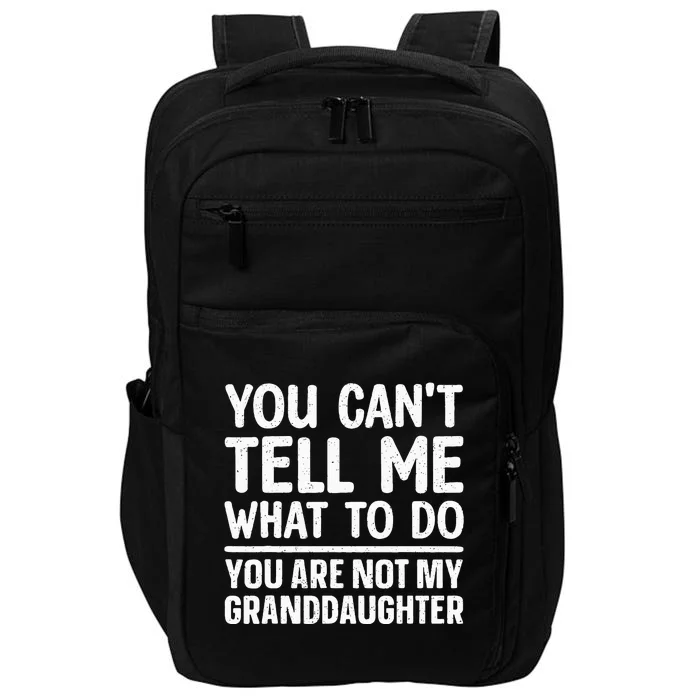 Funny Grandpa Art For Grandfather Gramps Poppy Papi Impact Tech Backpack