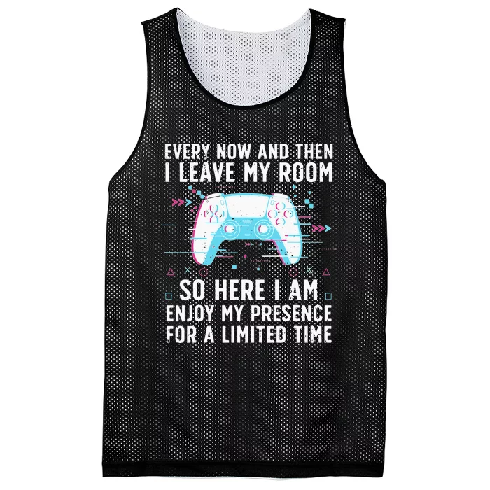 Funny Gamer Art For Gaming Gamer Video Game Lover Mesh Reversible Basketball Jersey Tank