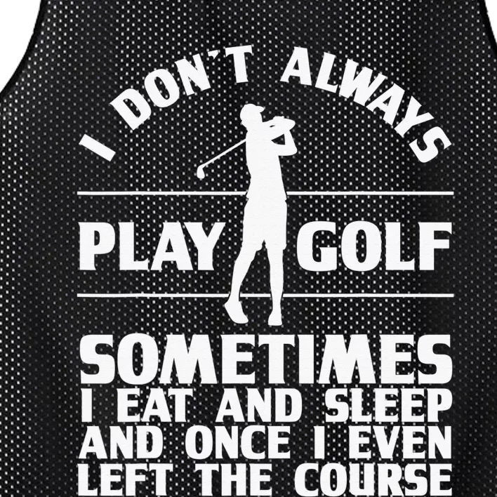 Funny Golf Art Professional Golfer Golf Club Mesh Reversible Basketball Jersey Tank