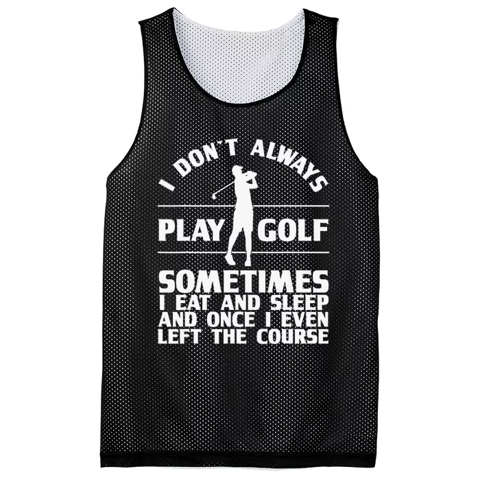 Funny Golf Art Professional Golfer Golf Club Mesh Reversible Basketball Jersey Tank