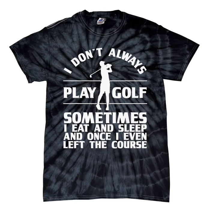 Funny Golf Art Professional Golfer Golf Club Tie-Dye T-Shirt