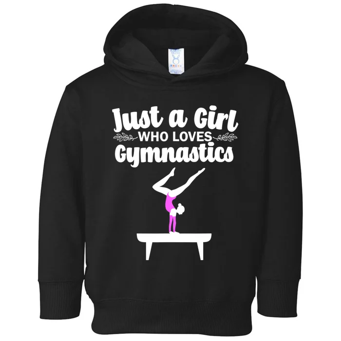 Funny Gymnastics Art For Girls Women Teen Acrobat Gymnasts Toddler Hoodie