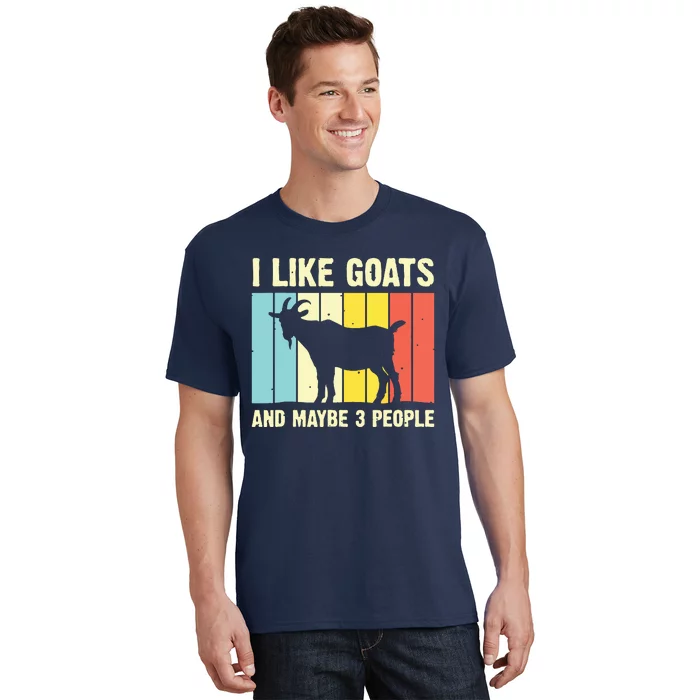 Funny Goat Art For Men Women Farming Goat Lover Stuff T-Shirt