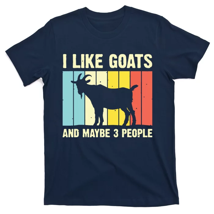 Funny Goat Art For Men Women Farming Goat Lover Stuff T-Shirt