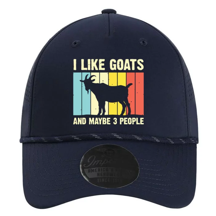 Funny Goat Art For Men Women Farming Goat Lover Stuff Performance The Dyno Cap