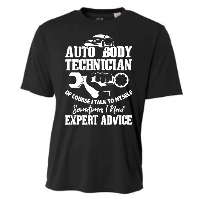 Funny Gift Auto Body Technician Of Course I Talk To Mys Gift Cooling Performance Crew T-Shirt