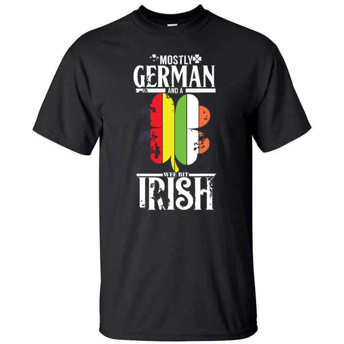 Funny German A Wee Bit Irish Pub Germany Gifts Tall T-Shirt