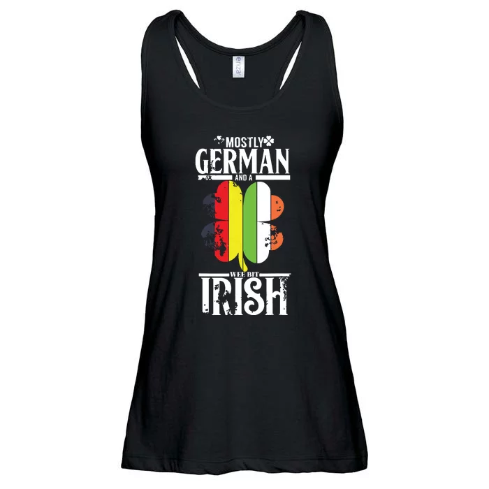 Funny German A Wee Bit Irish Pub Germany Gifts Ladies Essential Flowy Tank