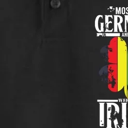 Funny German A Wee Bit Irish Pub Germany Gifts Dry Zone Grid Performance Polo