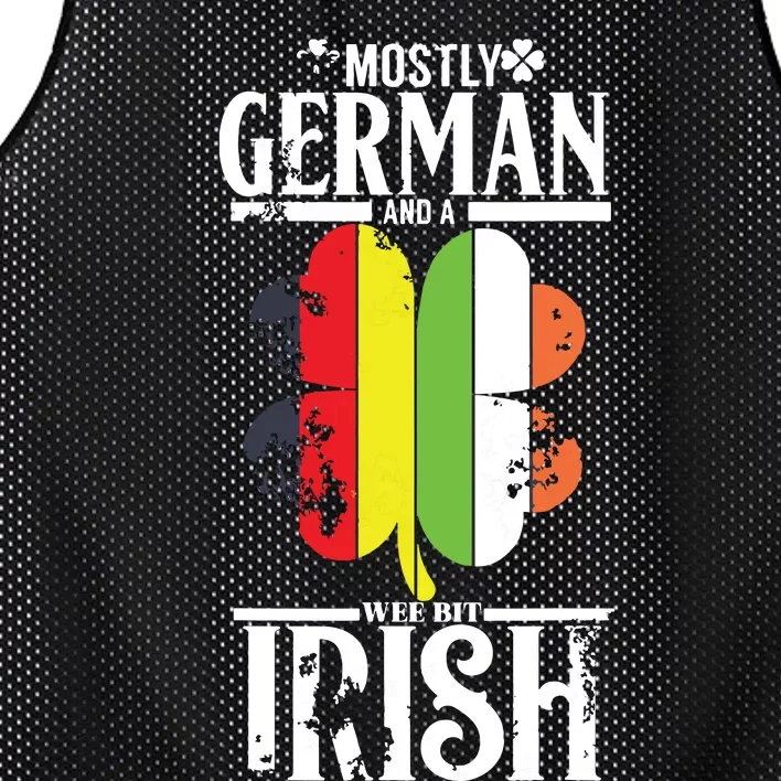 Funny German A Wee Bit Irish Pub Germany Gifts Mesh Reversible Basketball Jersey Tank