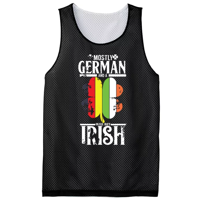 Funny German A Wee Bit Irish Pub Germany Gifts Mesh Reversible Basketball Jersey Tank