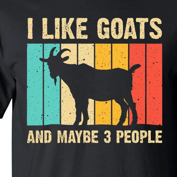 Funny Goat Art For Farming Goat Lover Stuff Tall T-Shirt