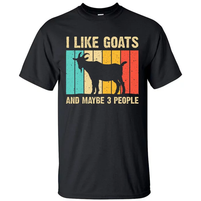 Funny Goat Art For Farming Goat Lover Stuff Tall T-Shirt