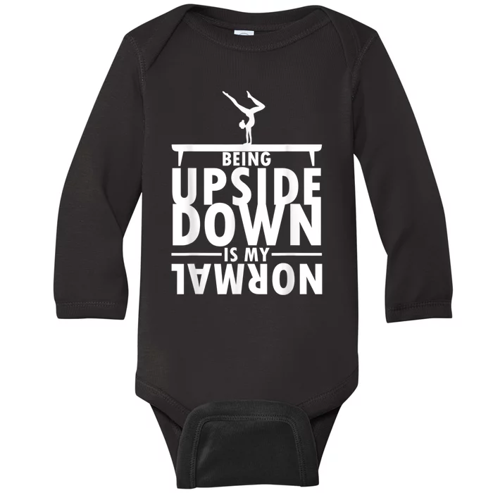 Funny Gymnastics Art For Girls Teen Gymnast Gymnastic Lover Baby Long Sleeve Bodysuit